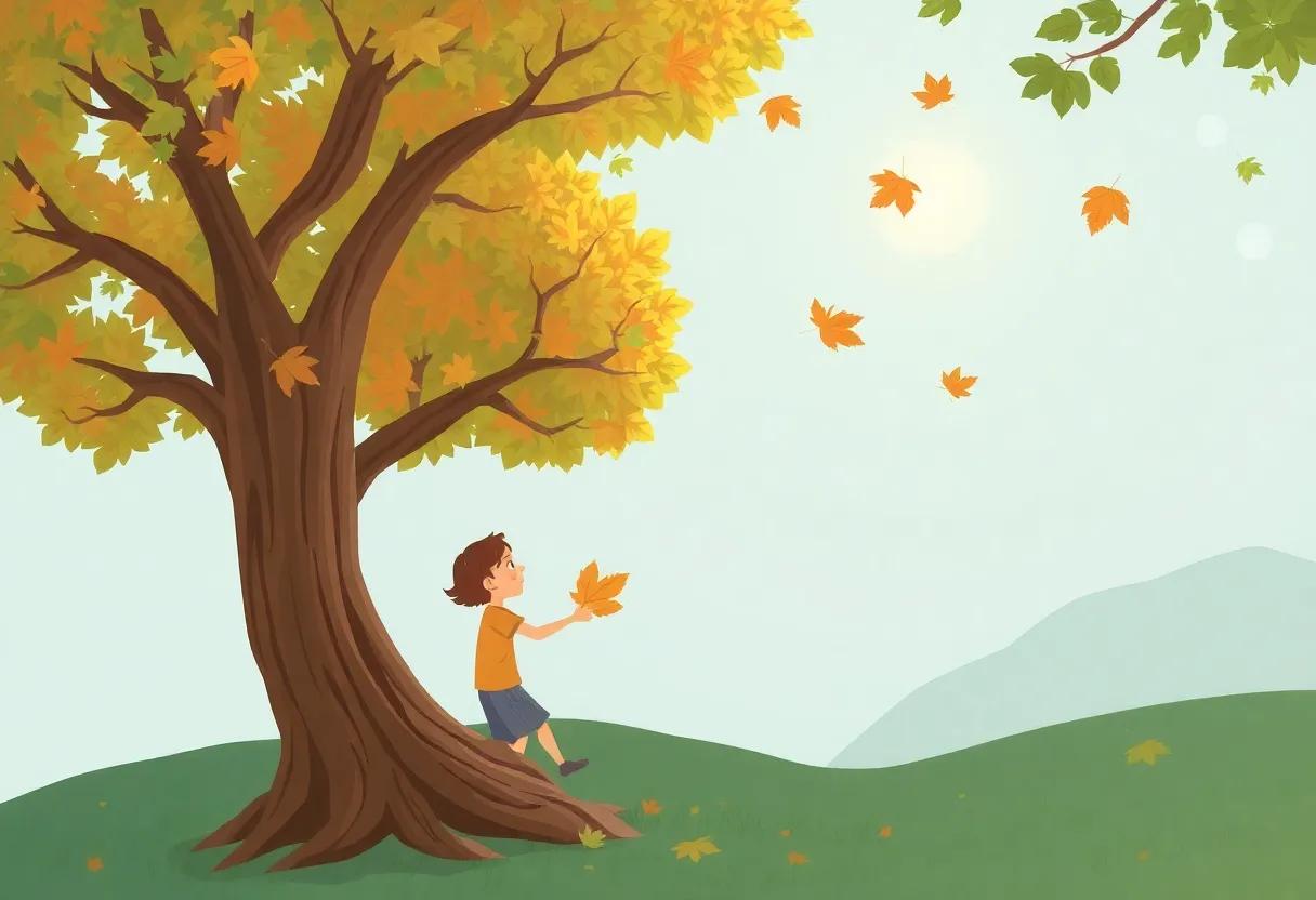 A Magical Dance ‌Among the Autumn‌ Trees