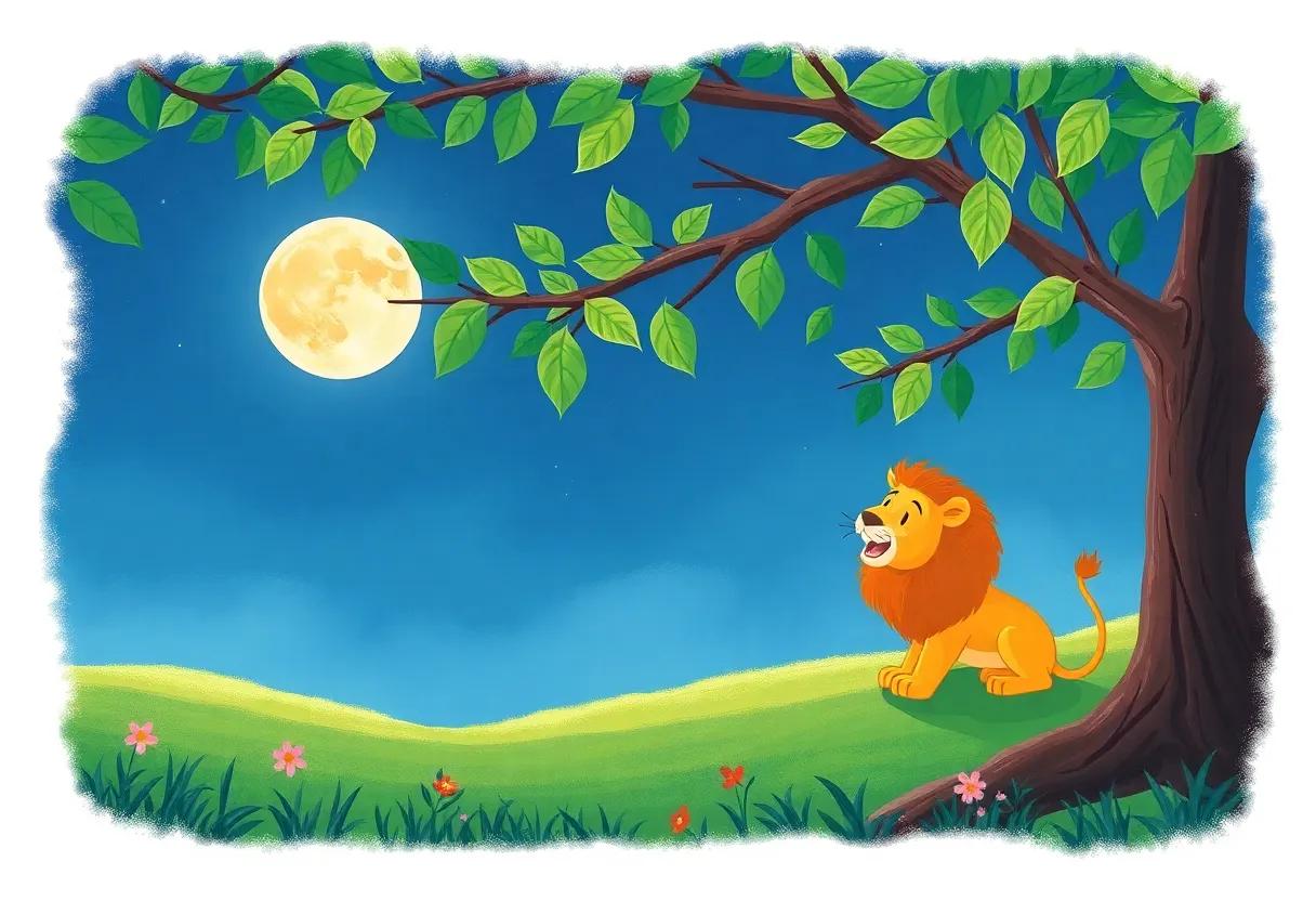 Moonlight Dancing on Leafy Canopies