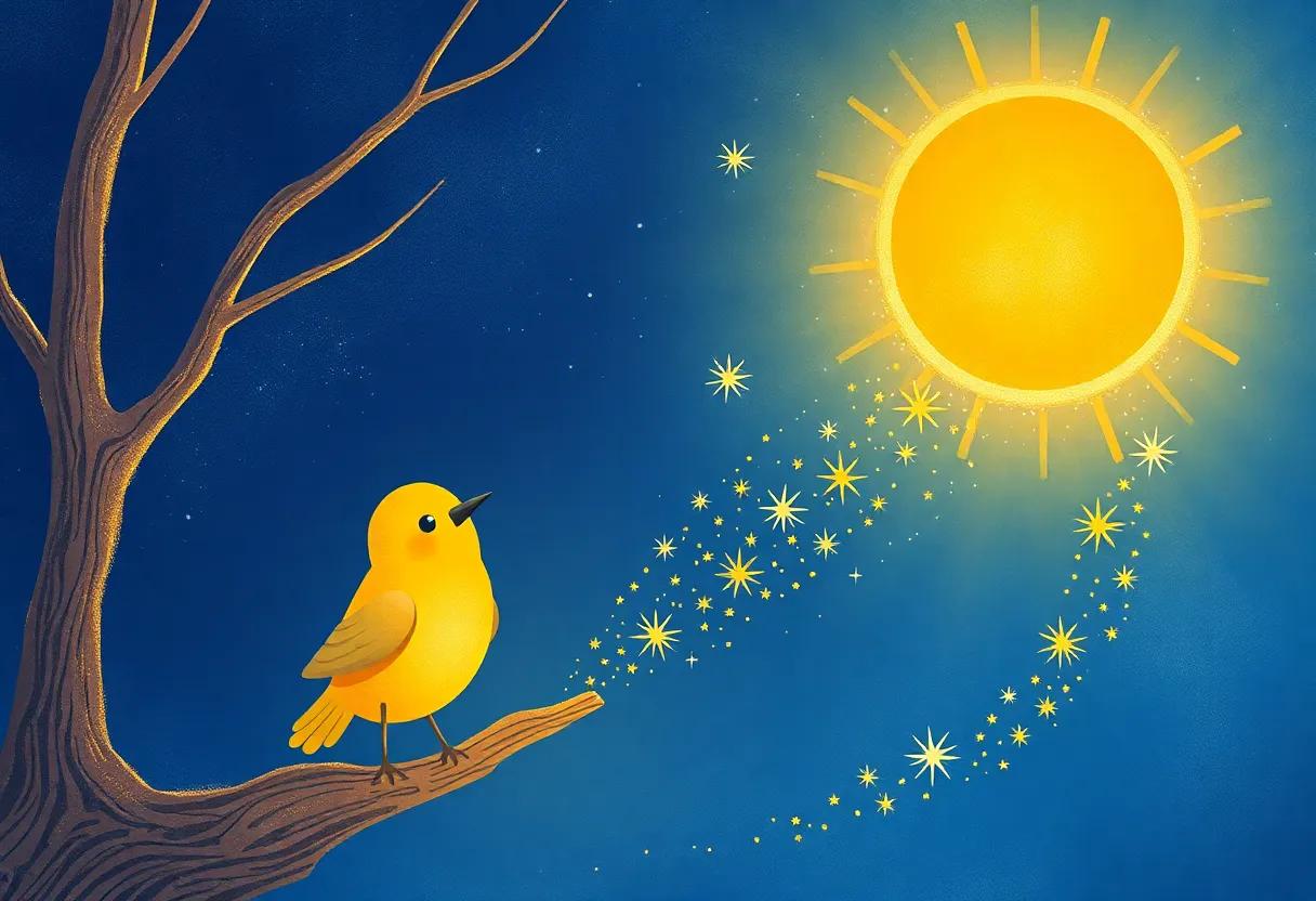 The Magical Trail of Sparkles Left Behind