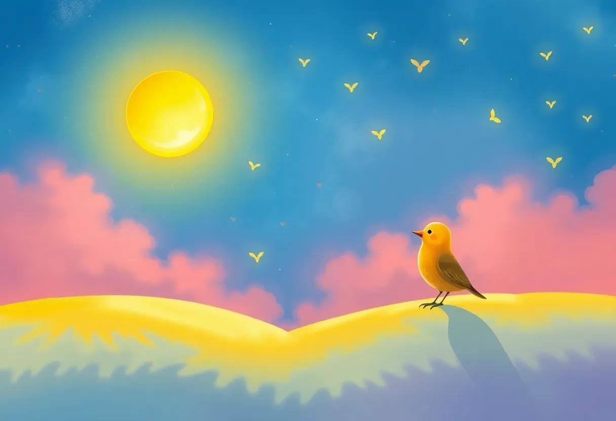 The Sky as a Canvas for Colorful Words