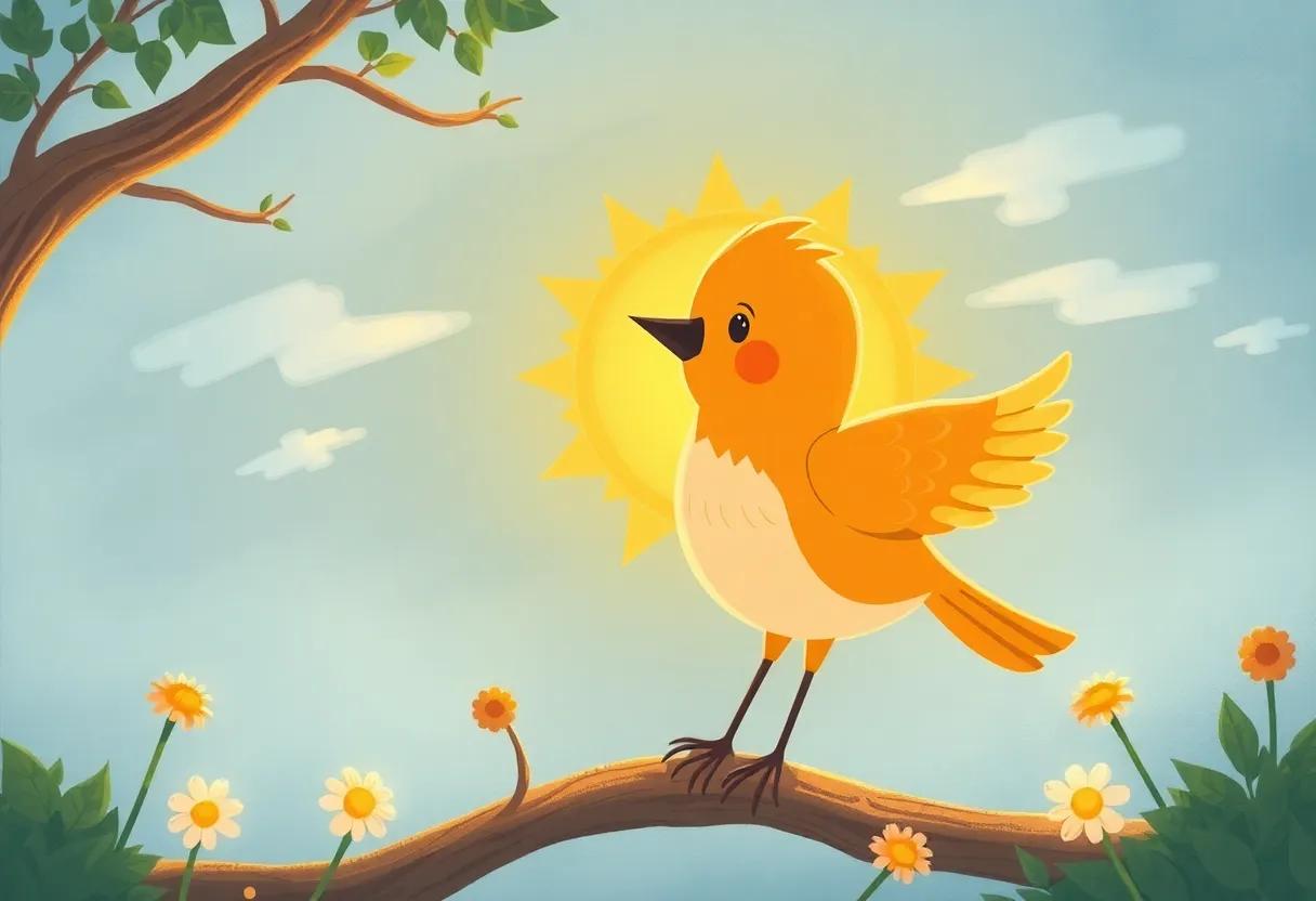 Messages of Warmth sent on Gentle Breezes