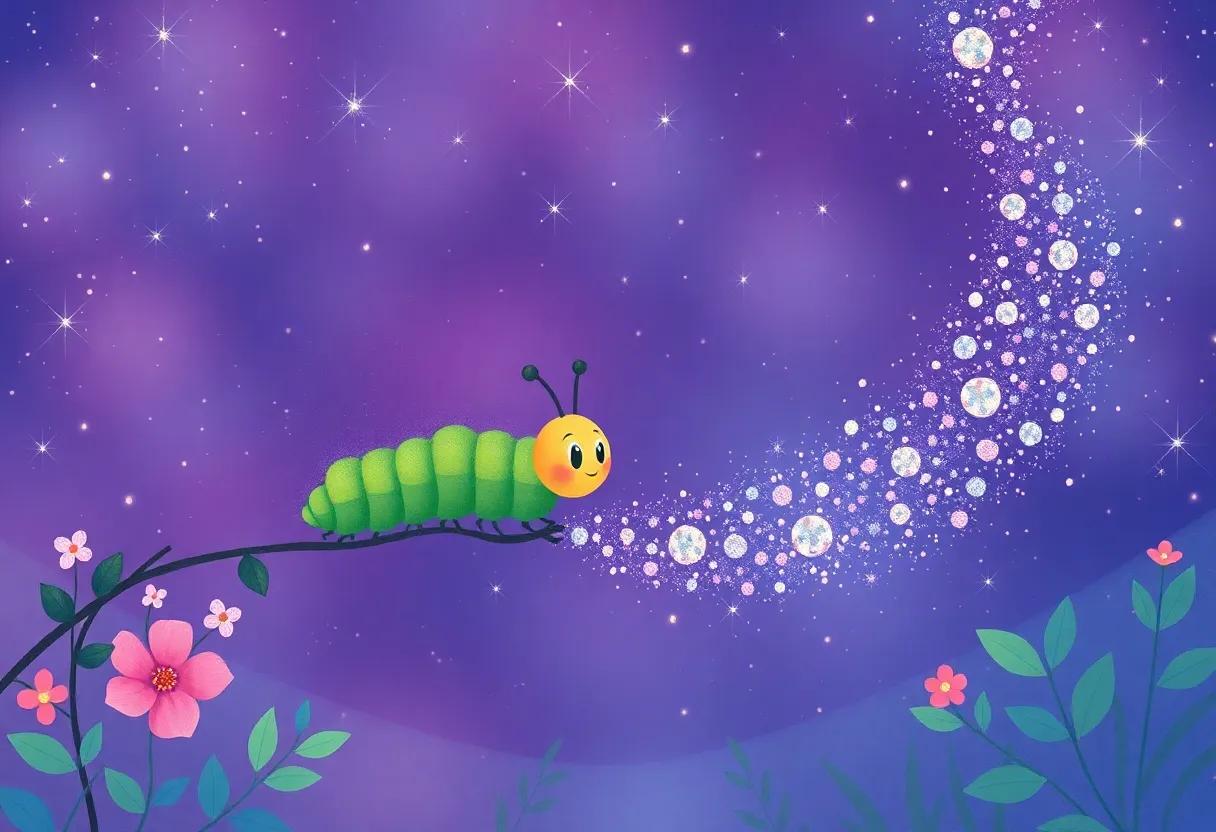 Dreamy Stardust Swirls Around the Dancing Garden