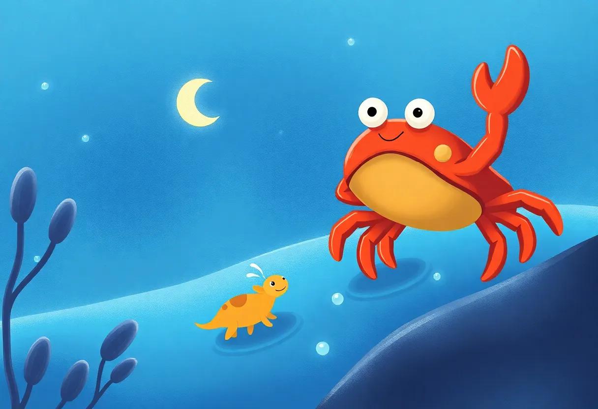 The Curious Little Crab and the Mysterious Melody