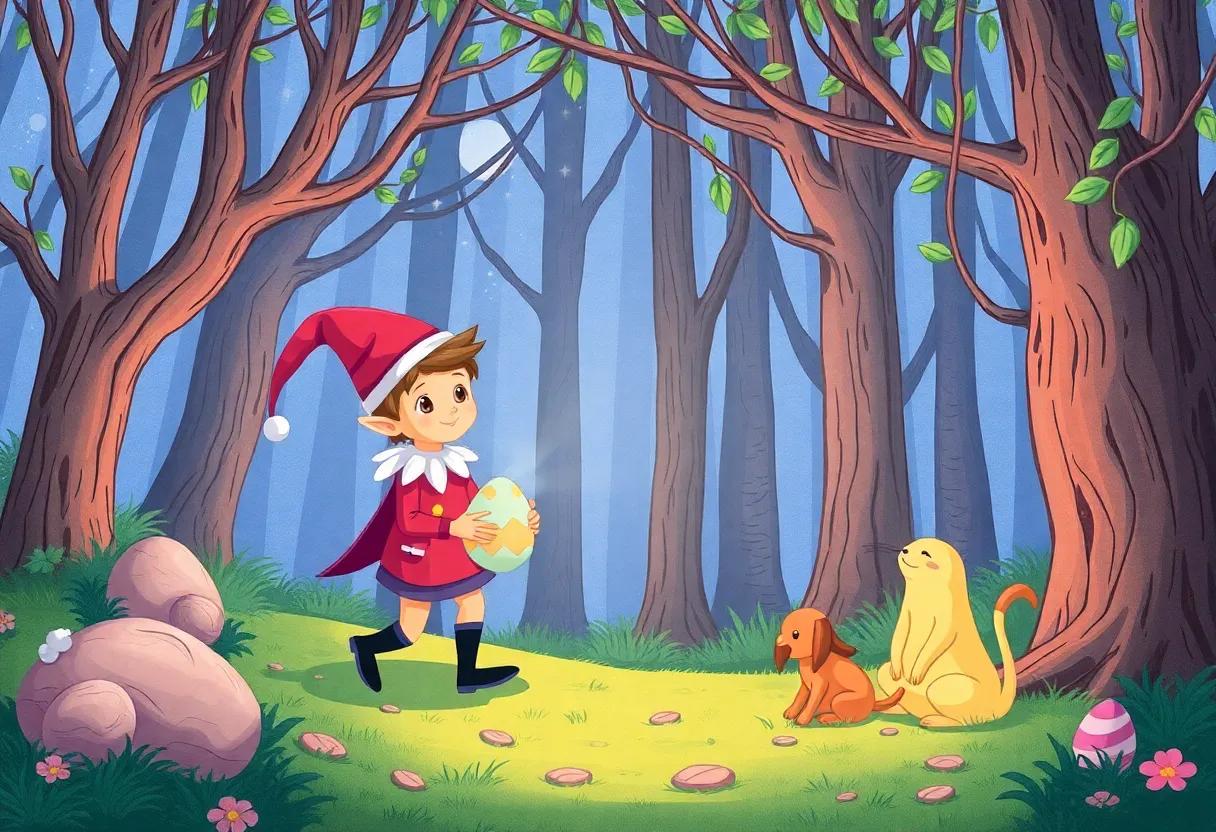 Whispering woods Filled with Magical⁣ Creatures