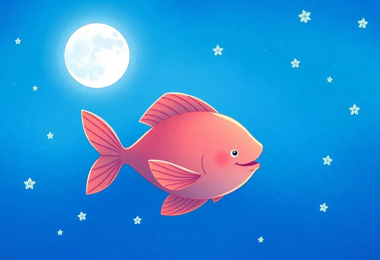 The Little Fish‍ Flickering Beneath⁣ the Silver Moon