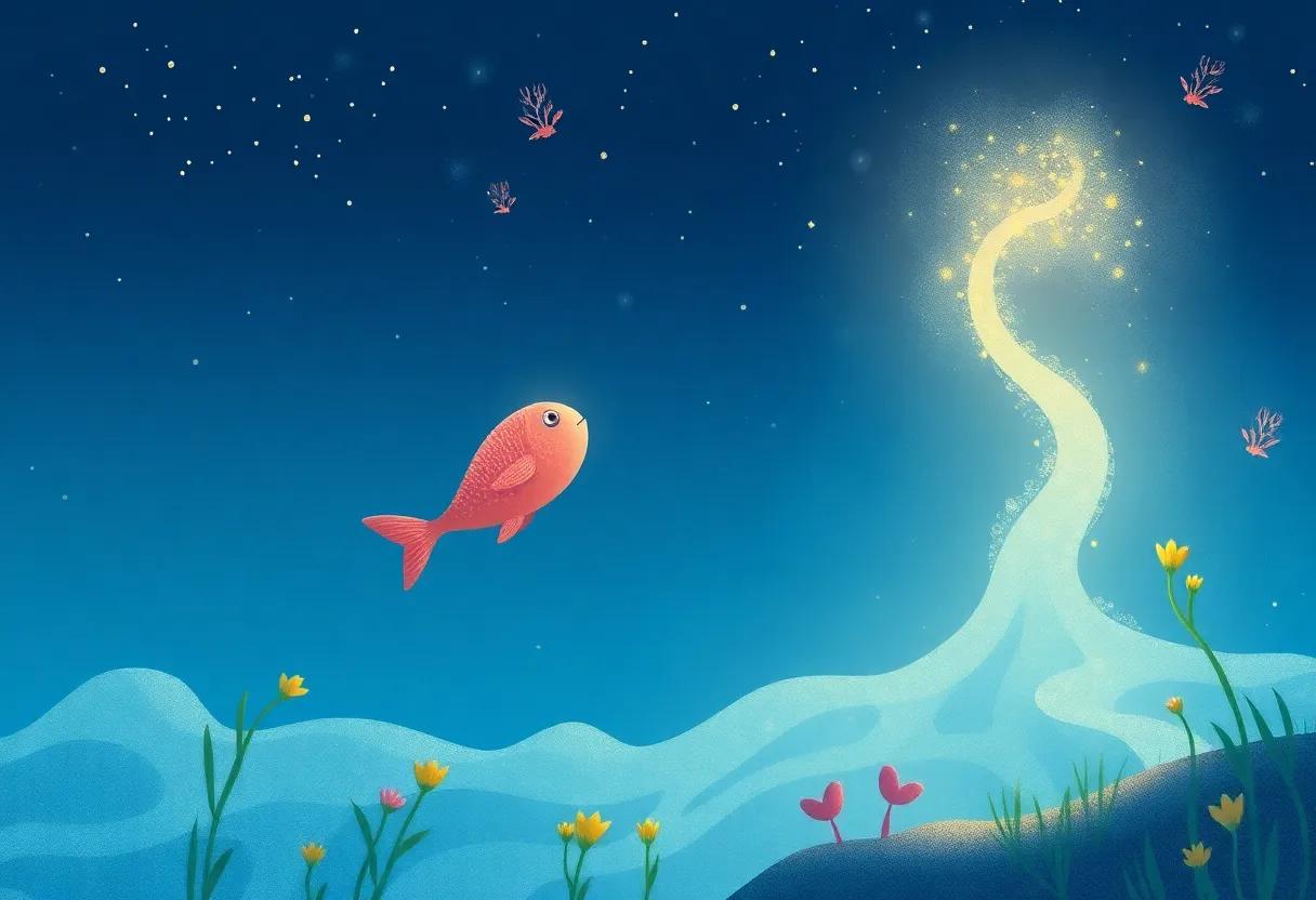 The ​Gentle Current That carried Wishes ⁣Upward