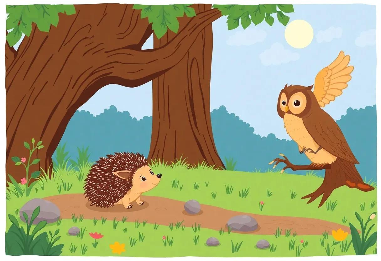 A Brave Encounter with the Wise Old Owl