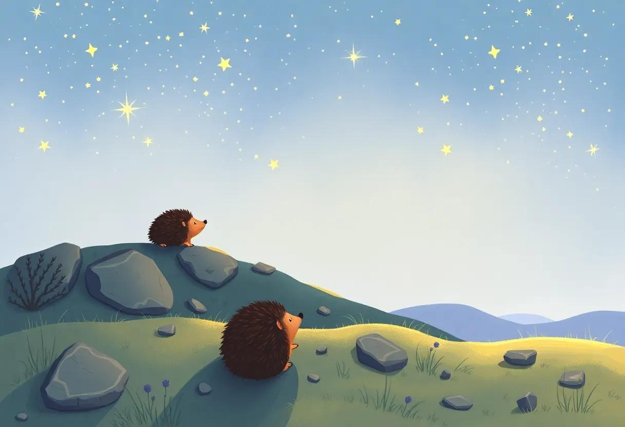 Reaching​ the Hill of Shimmering Stones