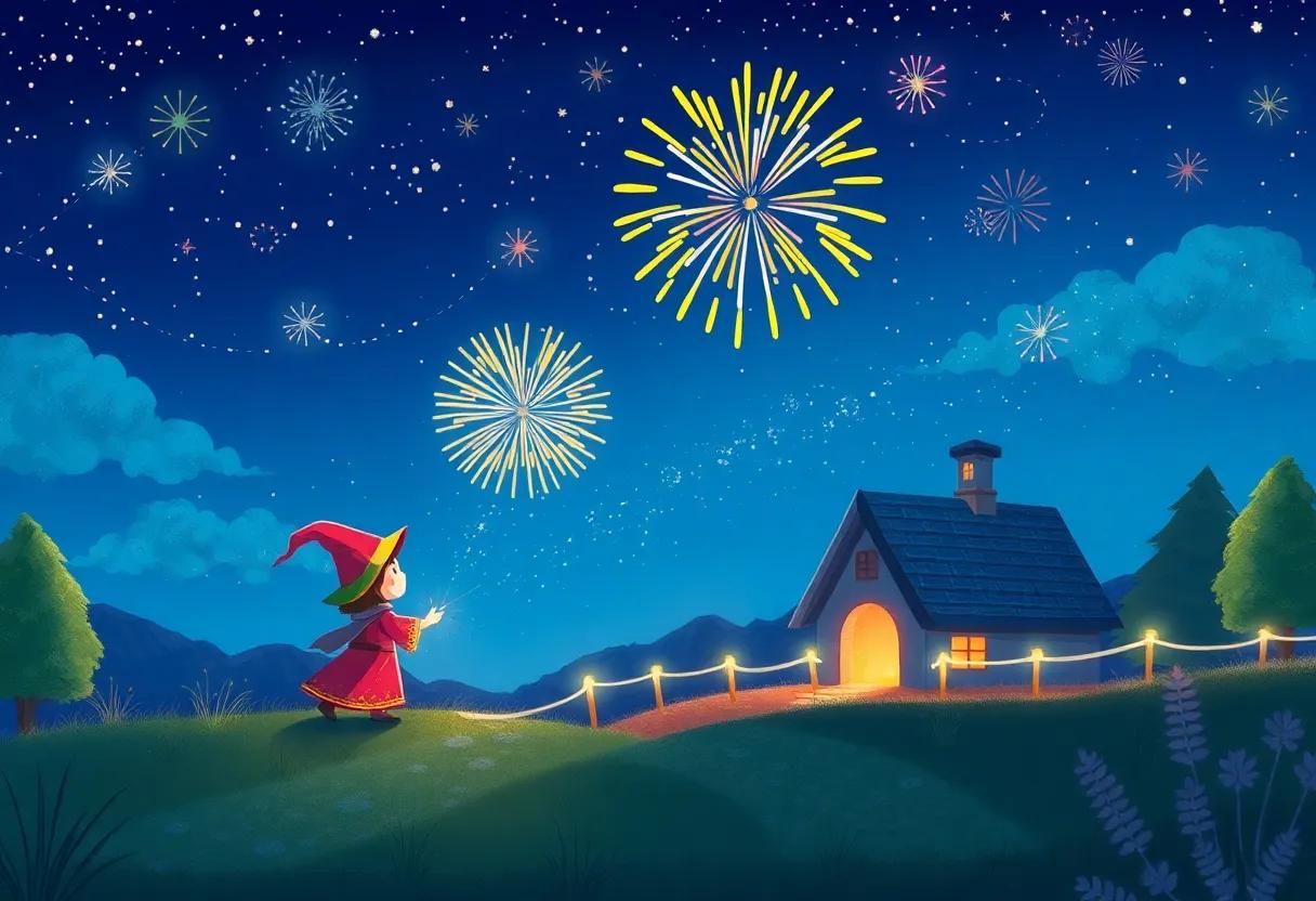 Lighting​ the Sky with a Dazzling Firework Charm