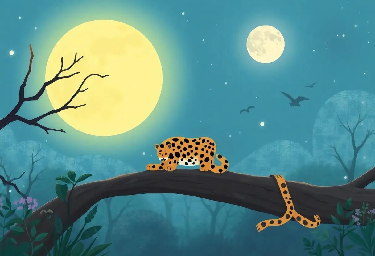 The Whispering‌ Forest Under ​the ​Silver⁤ Moonlight