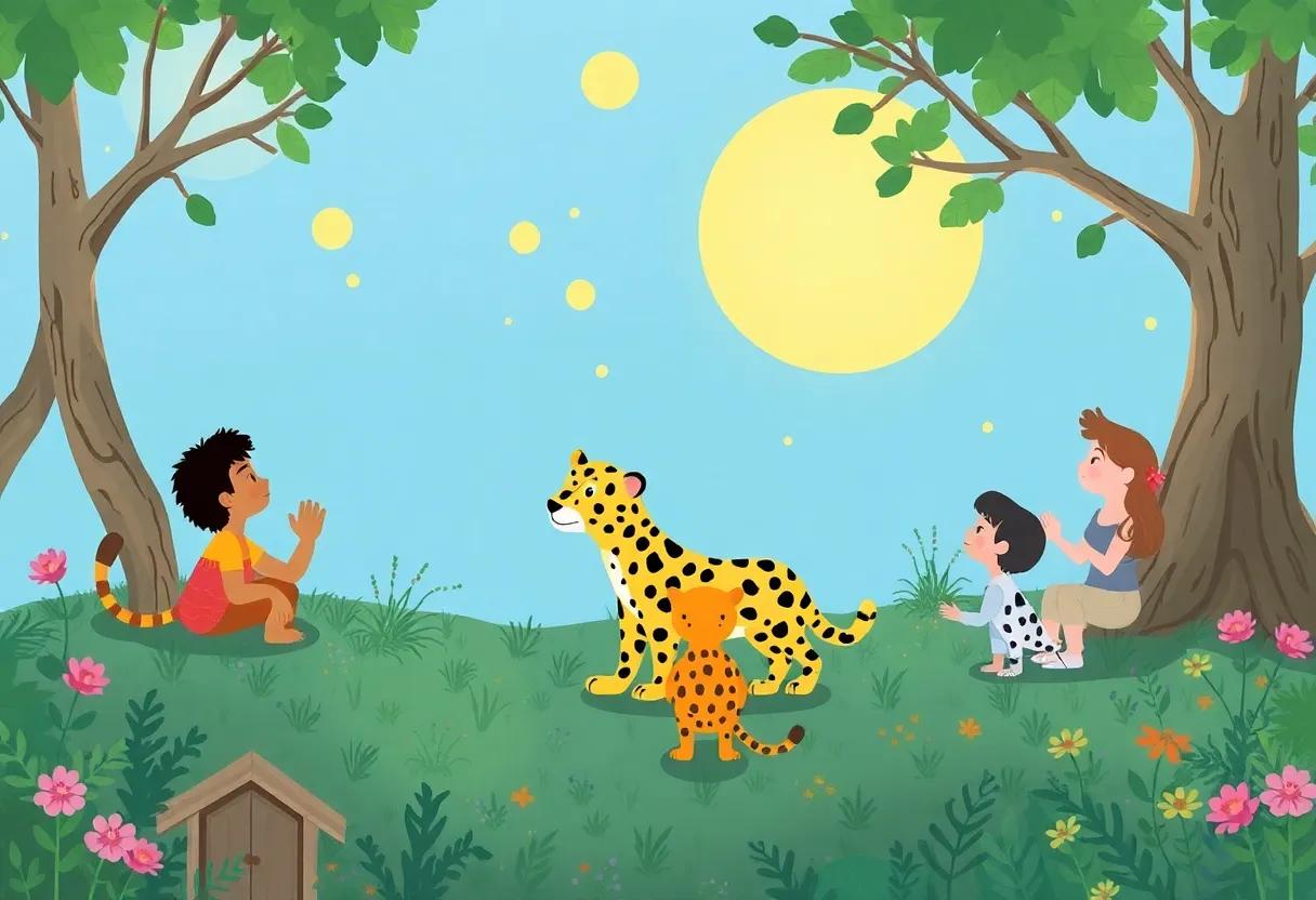 Friends Gather to Help in the Spotty Search