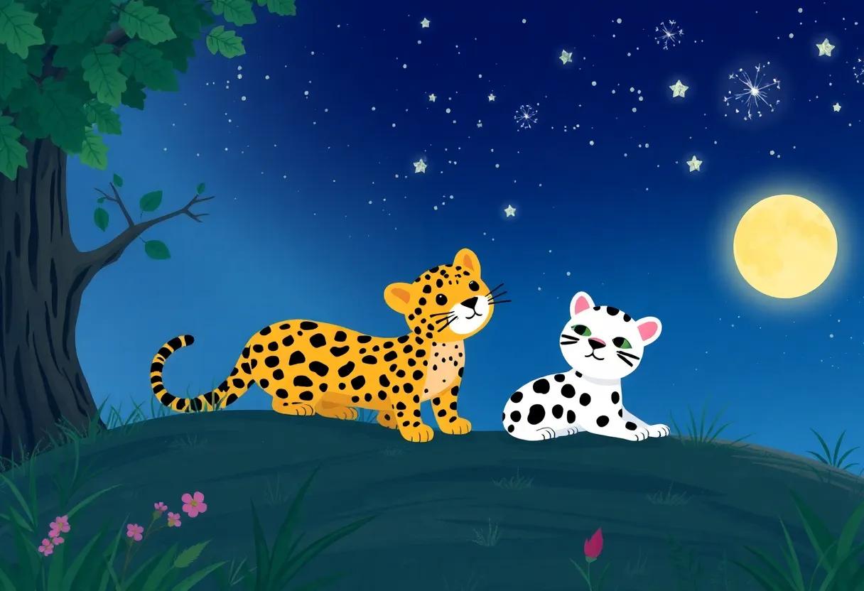 Reuniting the Lost Spots in a Moonbeam Celebration