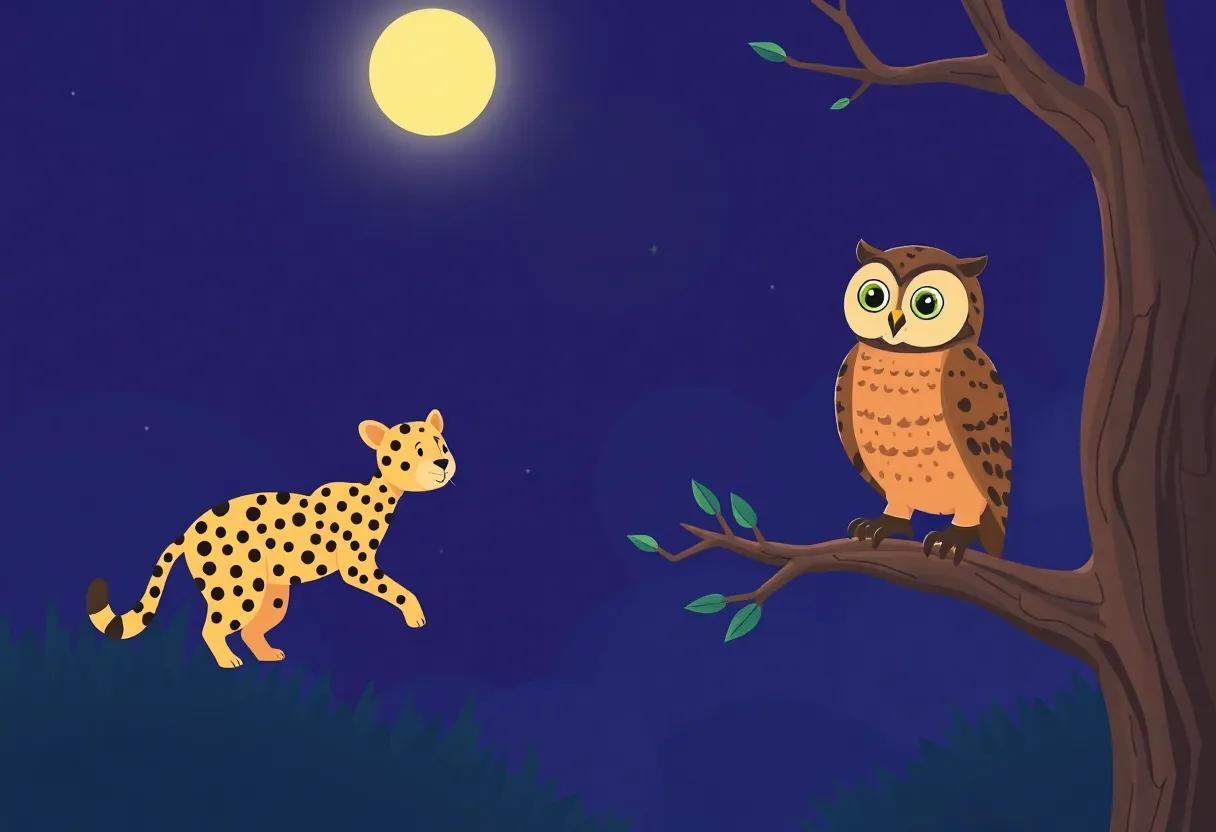An Encounter⁤ with the Wise ‌Old Owl on a Branch