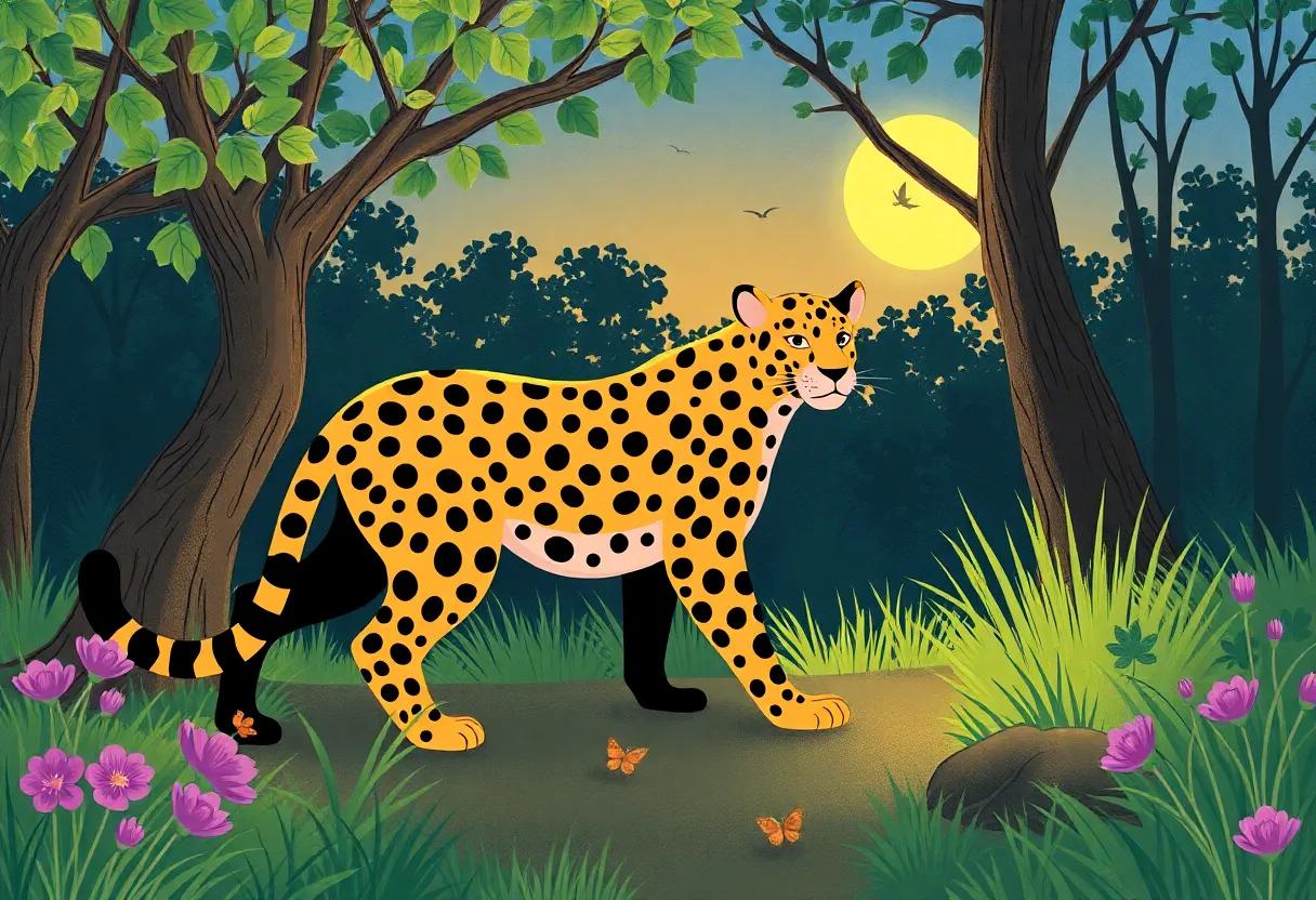 A Surprise​ Reunion⁣ with⁤ a Spotty Friend at ‍Dawn