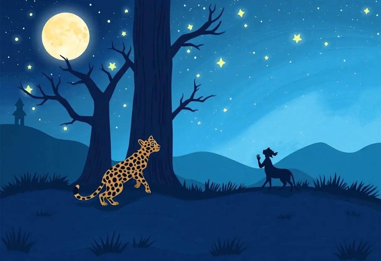 The Secret Clearing Filled with Dancing Shadow Lights