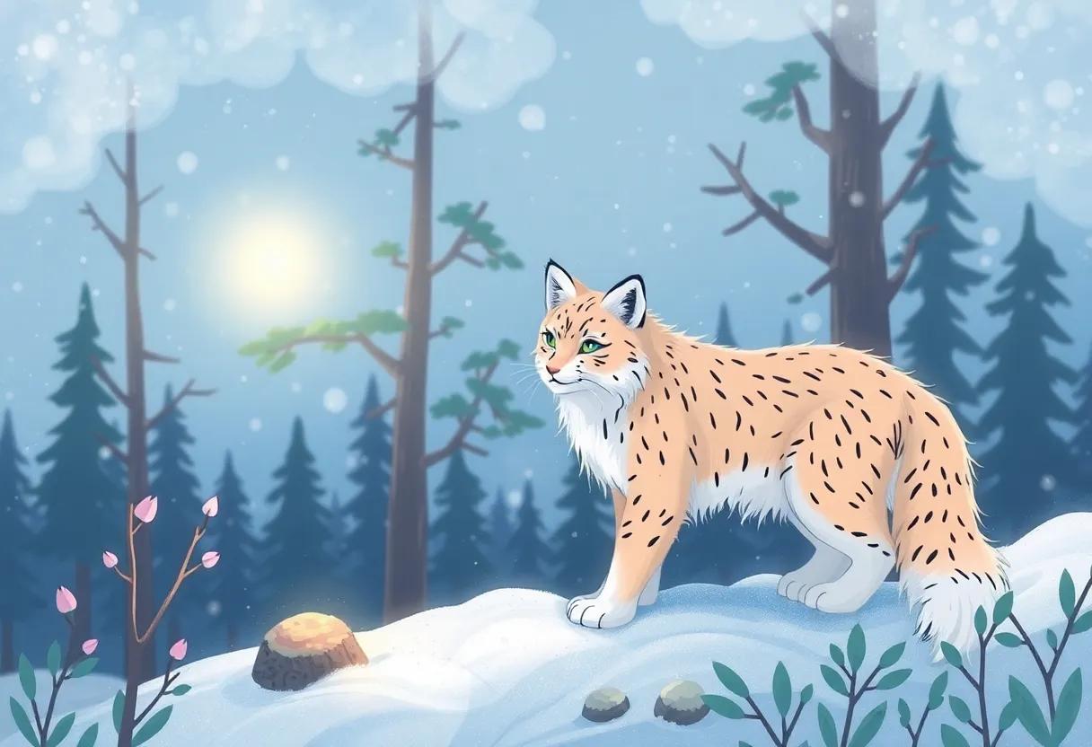 The Whispering Forest‌ Where the lynx Dwells