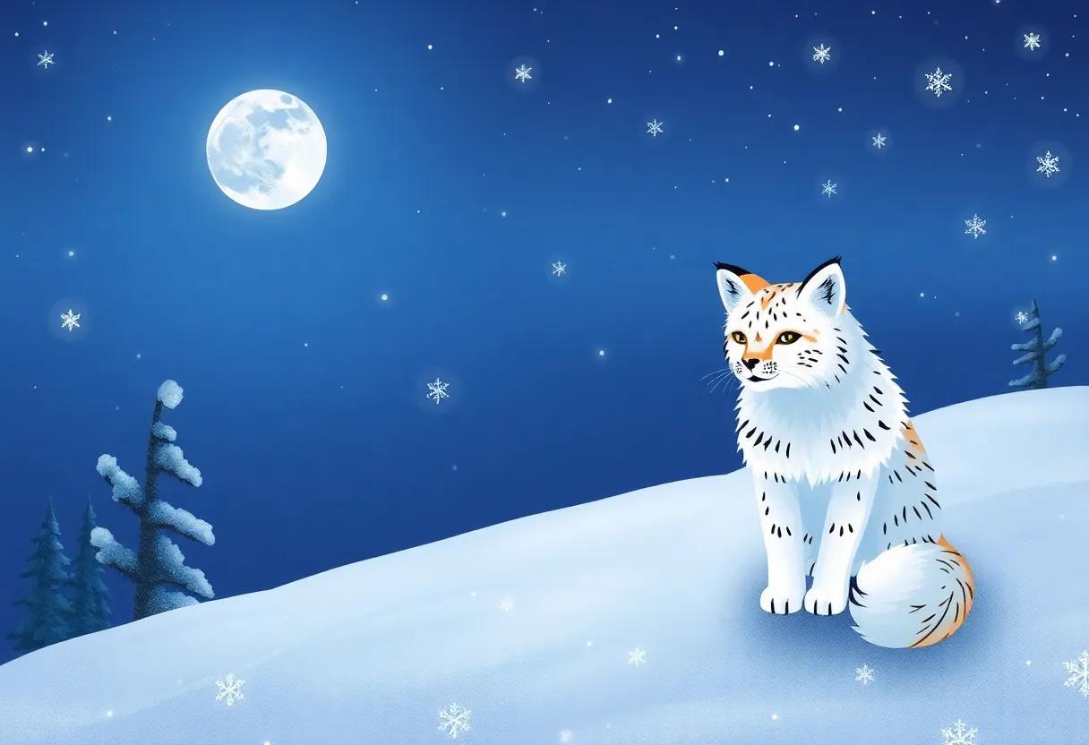 meeting⁢ the Wise‌ Lynx Under ⁤the Silver moon