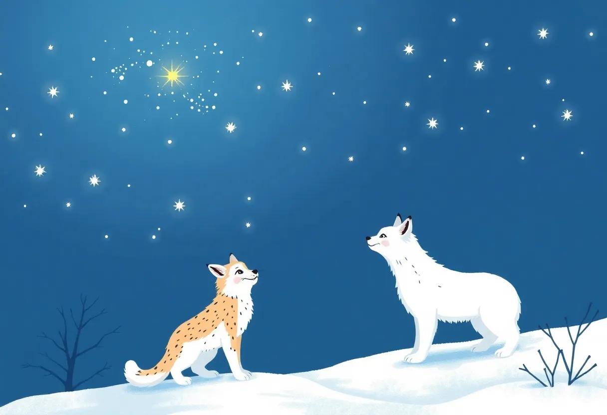 How the‌ Lynx ⁤Taught ‍snow​ to Catch the Starlight