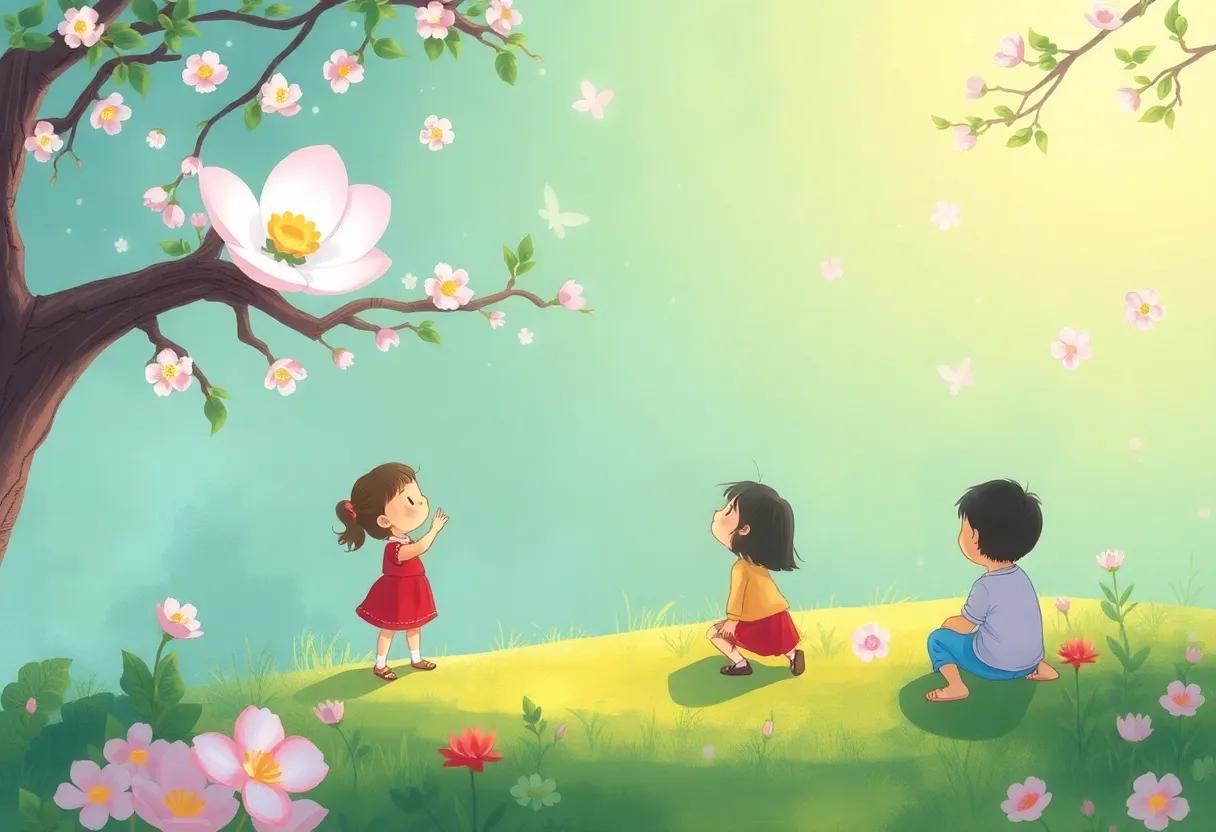 The Blossom's Blessing for‌ Brave ⁣and‍ Caring children
