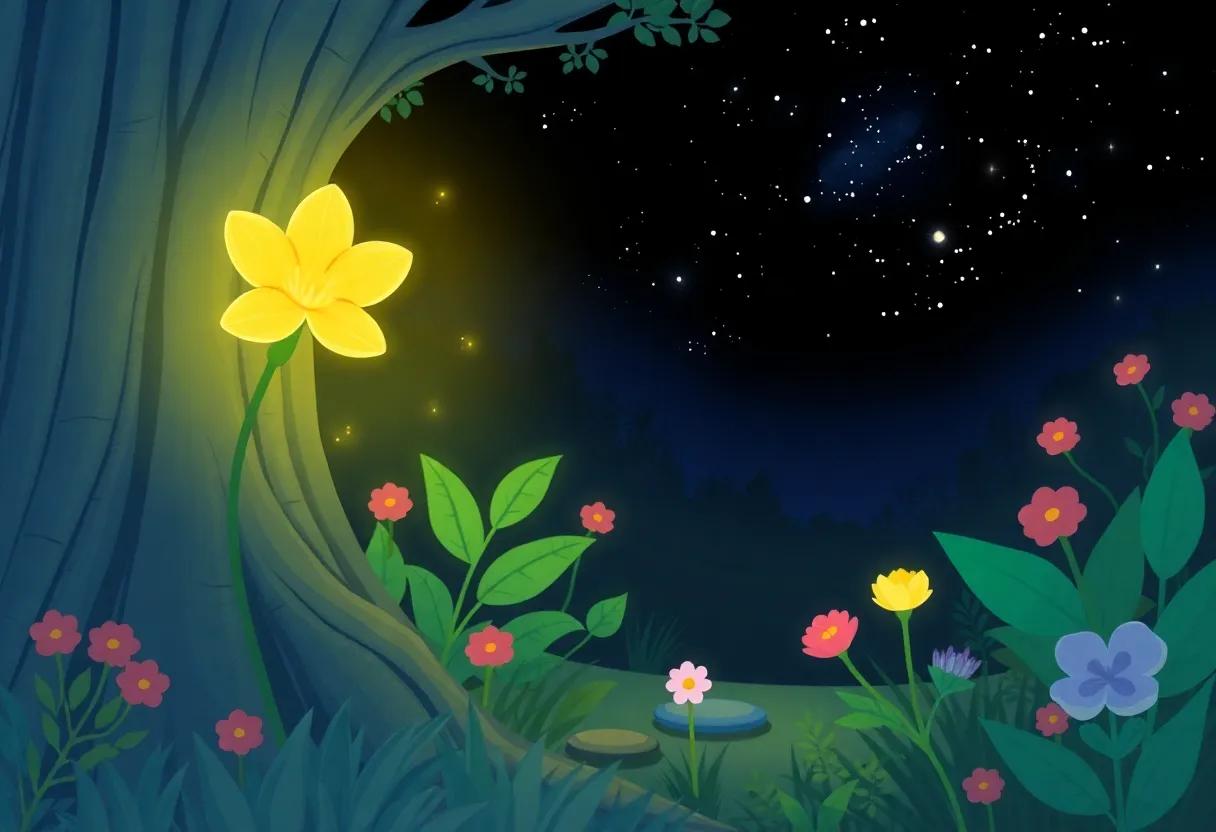 The Discovery of the Mysterious Garden at Twilight