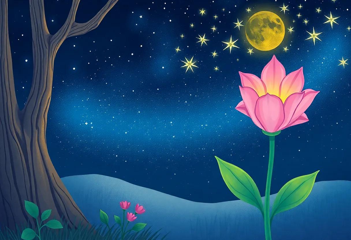 The Night the Stars danced ​Around the bloom