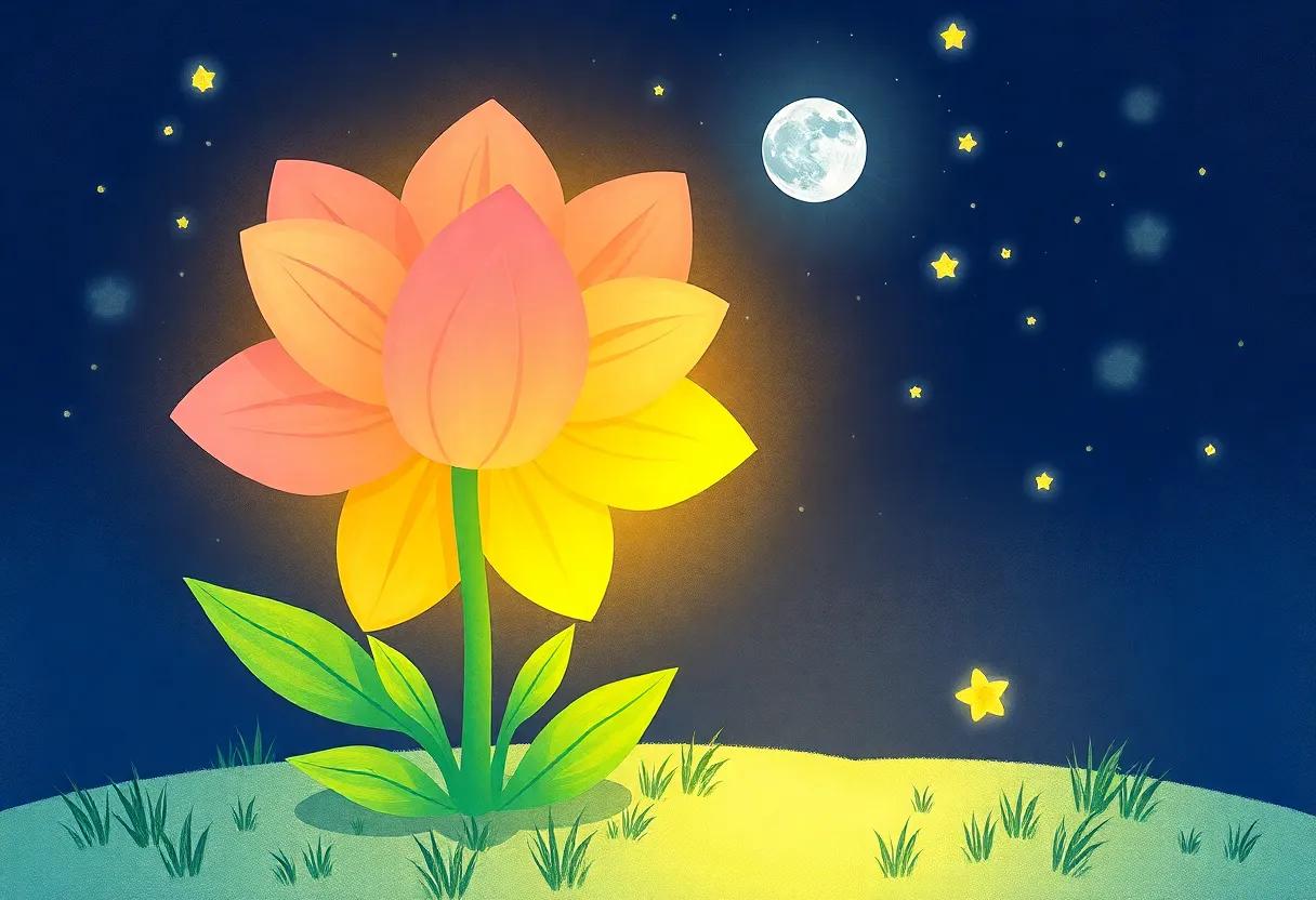 A Journey Through the Moonlit meadow of Wonders