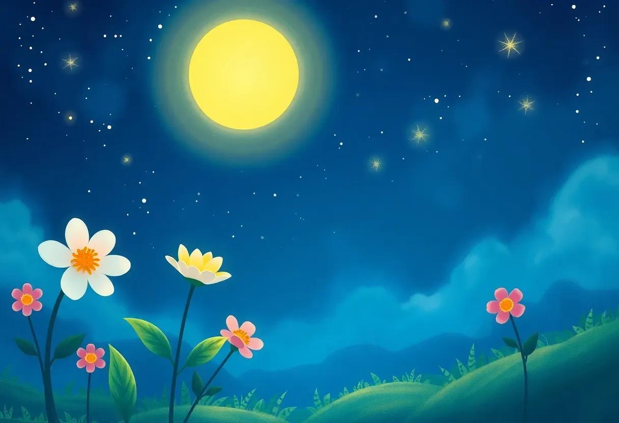 Guided by the Flower's Light: A Journey of Wonder