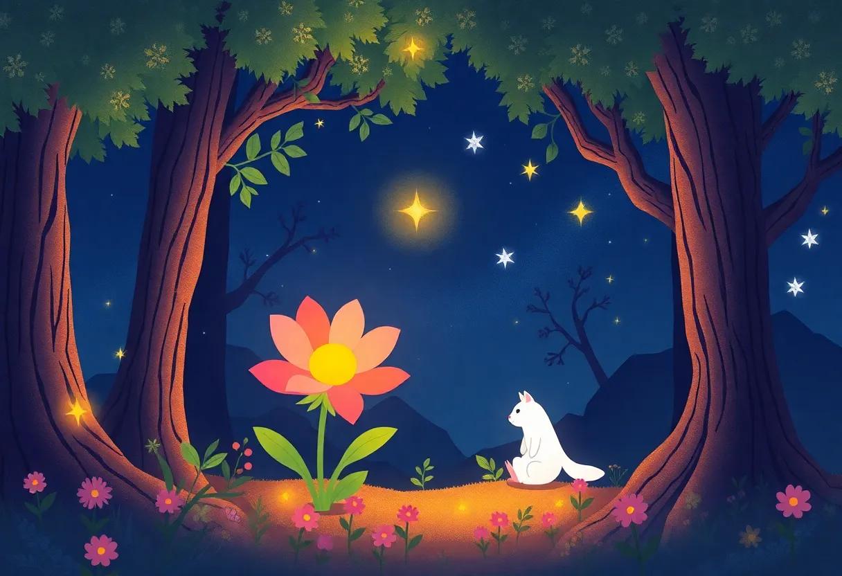 the Magical Flower Awakens ⁤the Forest‍ Creatures