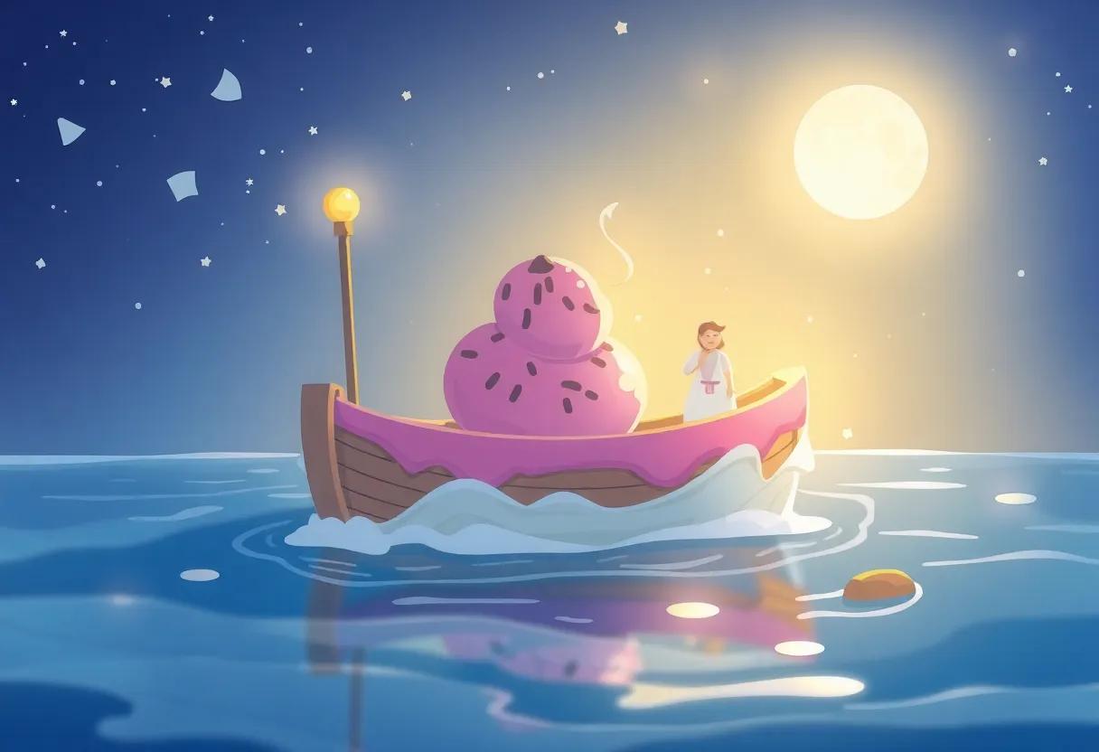 A ‍Sprinkle of ​Wishes That Set ‌the Ice⁤ Cream Aglow