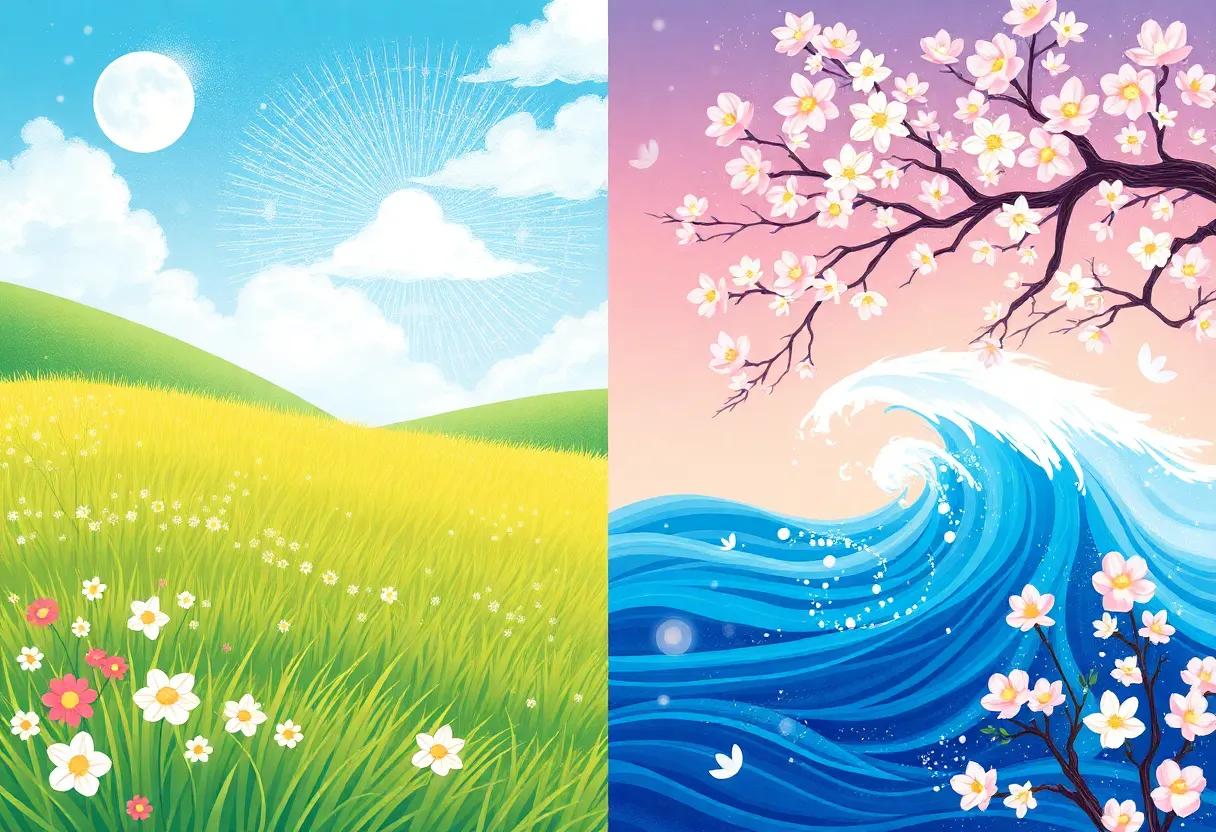 The Whispering Blossoms That Sway Like Waves