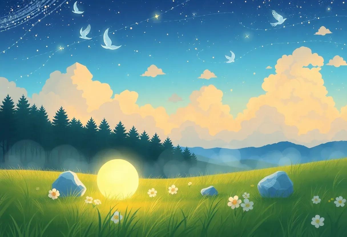 The Magic Stones That Glow When Touched ⁣by wind