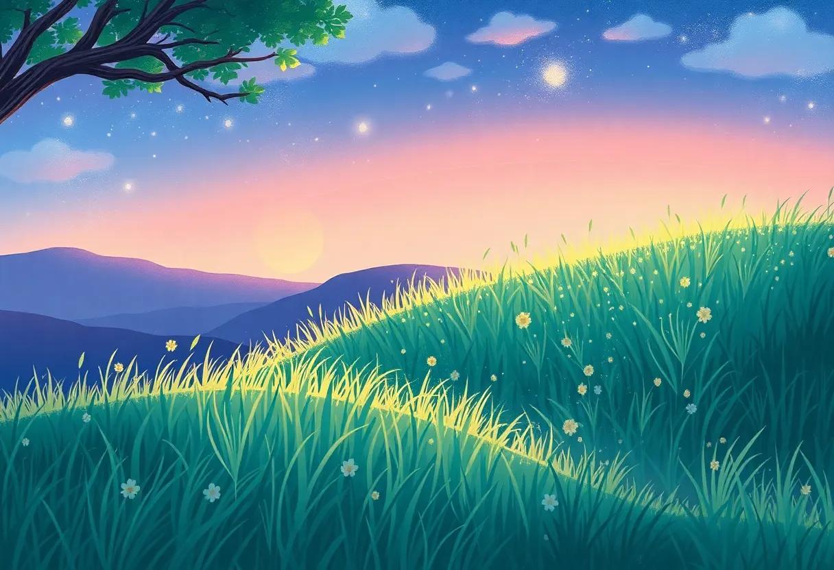 The Secret Path Hidden by Shimmering Grass