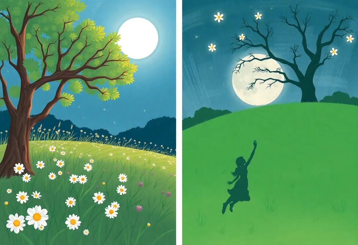 The Dancing Shadows‍ Beneath the Silver Moon