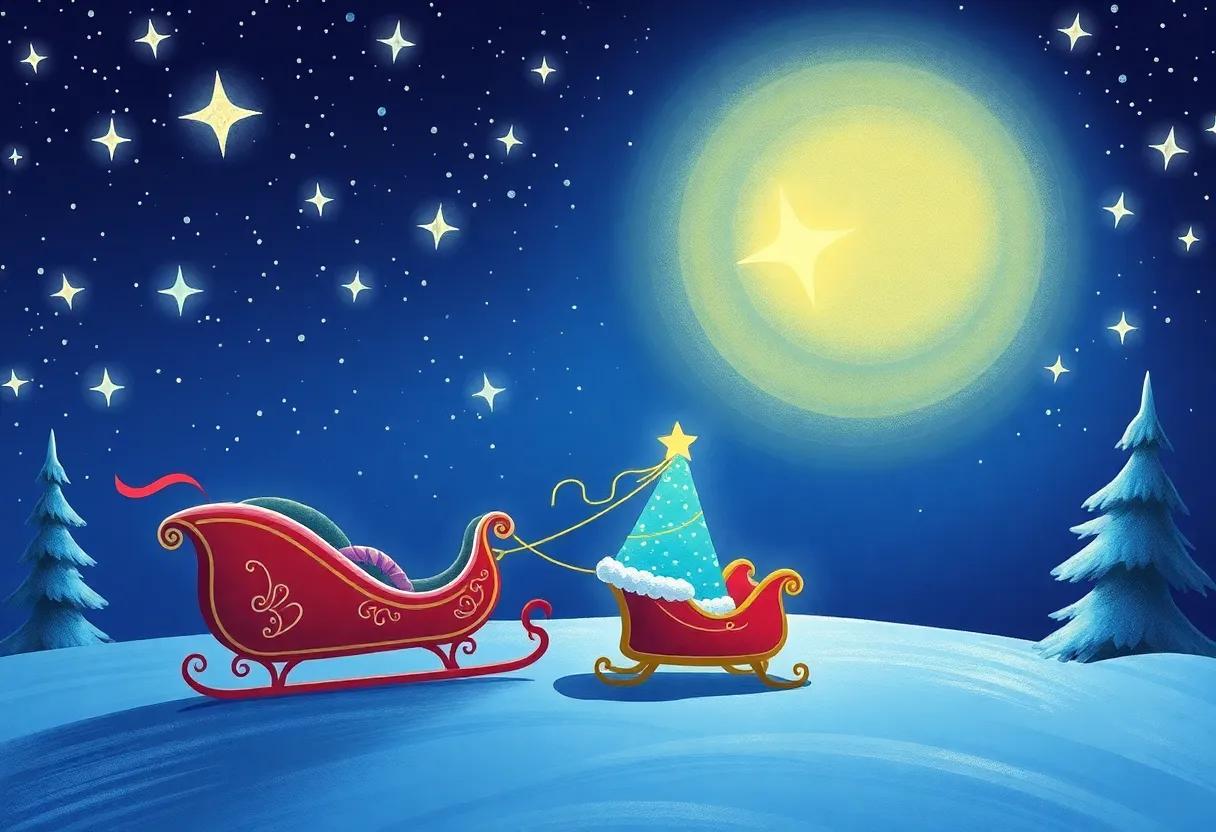 The Magical Arrival of the Enchanted Sleigh