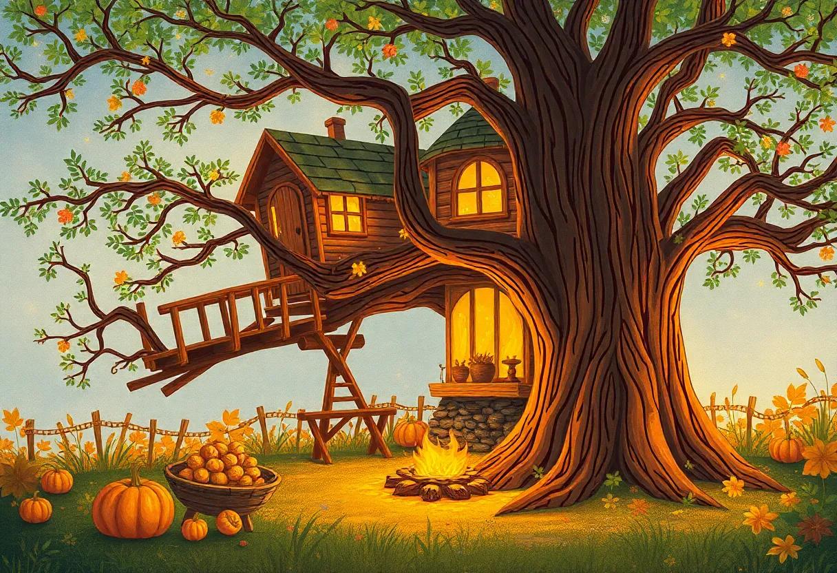 Harvest Tales and cozy Firesides in the Treehouse