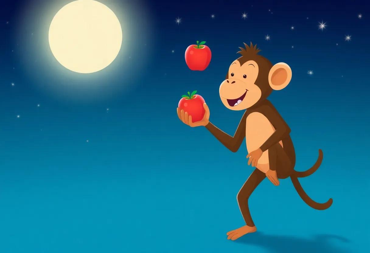 The⁣ Monkey's⁢ Magical Juggling Show Under starry Skies