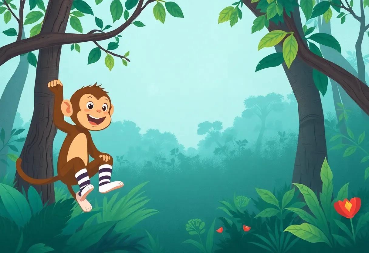 The Monkey Discovers⁤ the Magical ⁣Socks in the ⁣Jungle