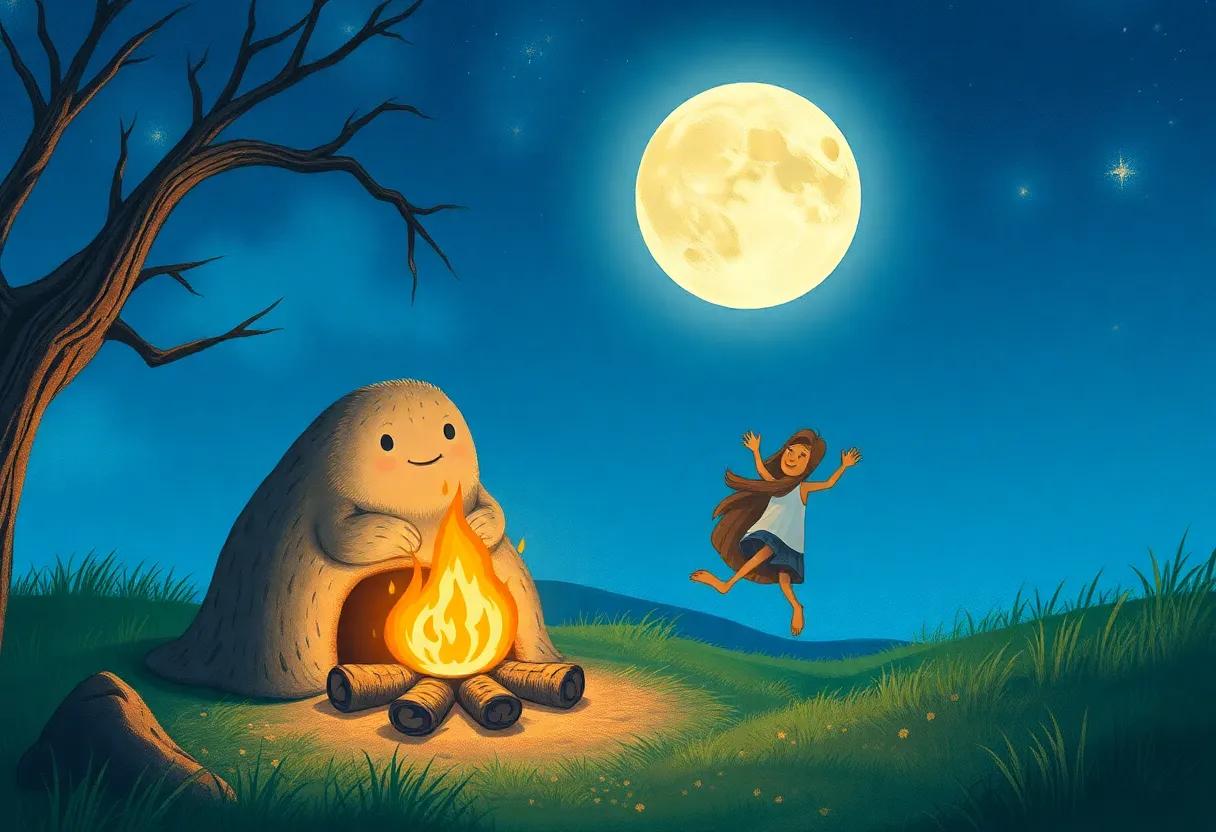 Moonlight Dance: Celebrating Togetherness and Joy