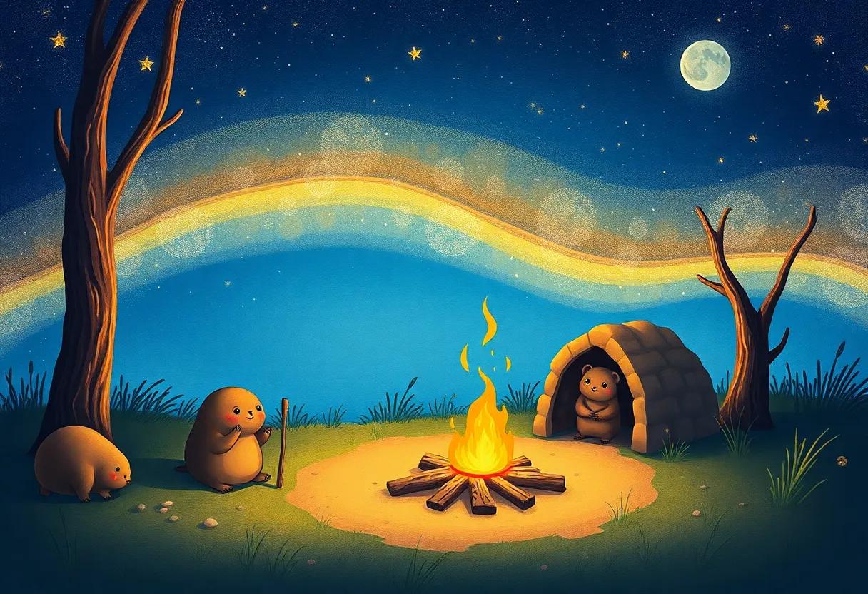 Sharing ​Magical Stories Under the Starry Sky