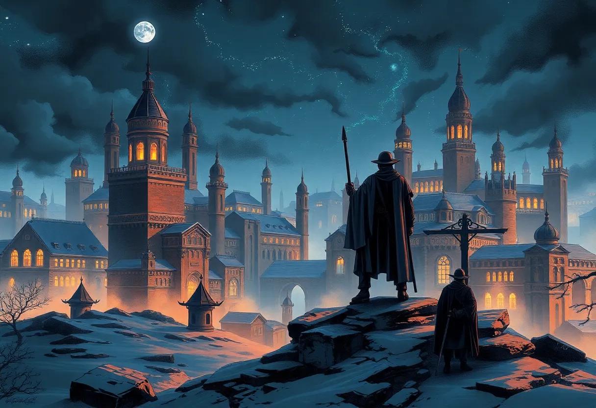 Analyzing the Role of Justice and Vigilantism in the Context of a Fantasy City under Siege