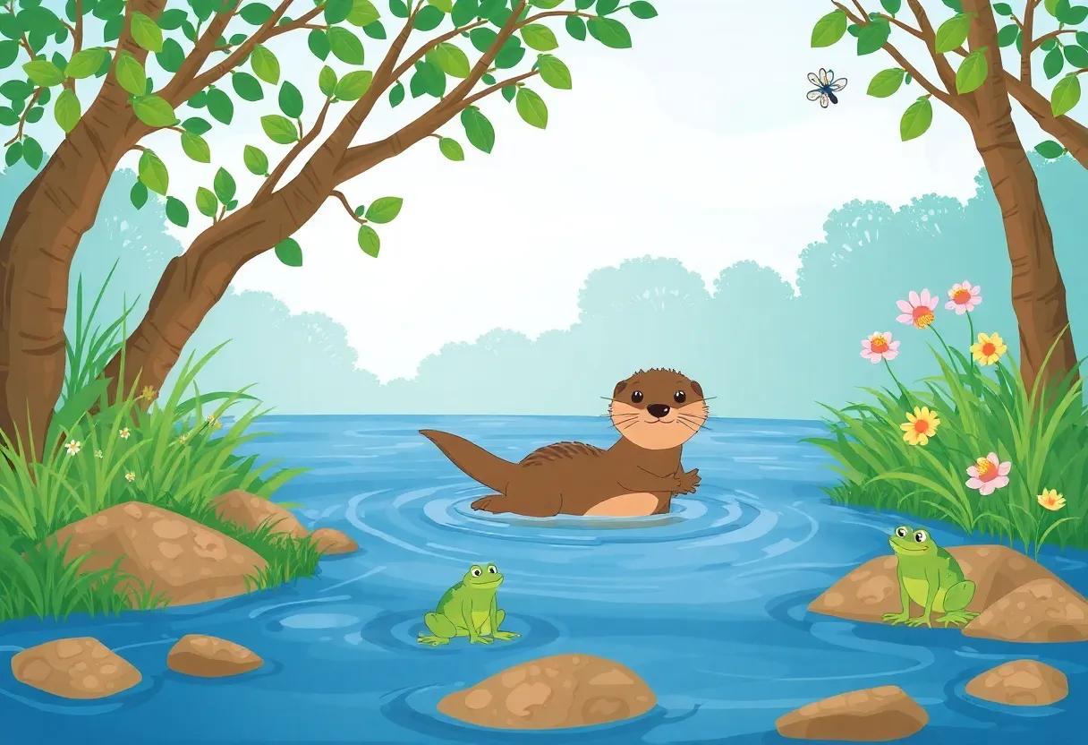 Making Friends With Frogs and Dragonflies on the Riverbank