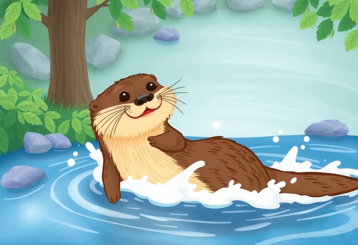 Splashing Through Gentle Rapids and Shimmering Pools