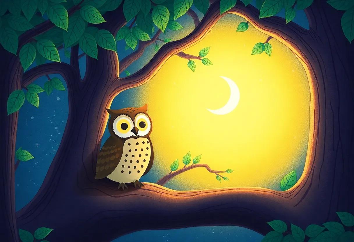 Gentle Night Sounds Serenading the Sleepy Forest