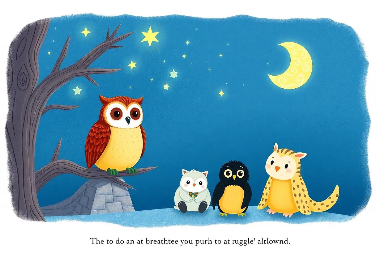 Friendly Night Creatures Join the Snuggle Gathering