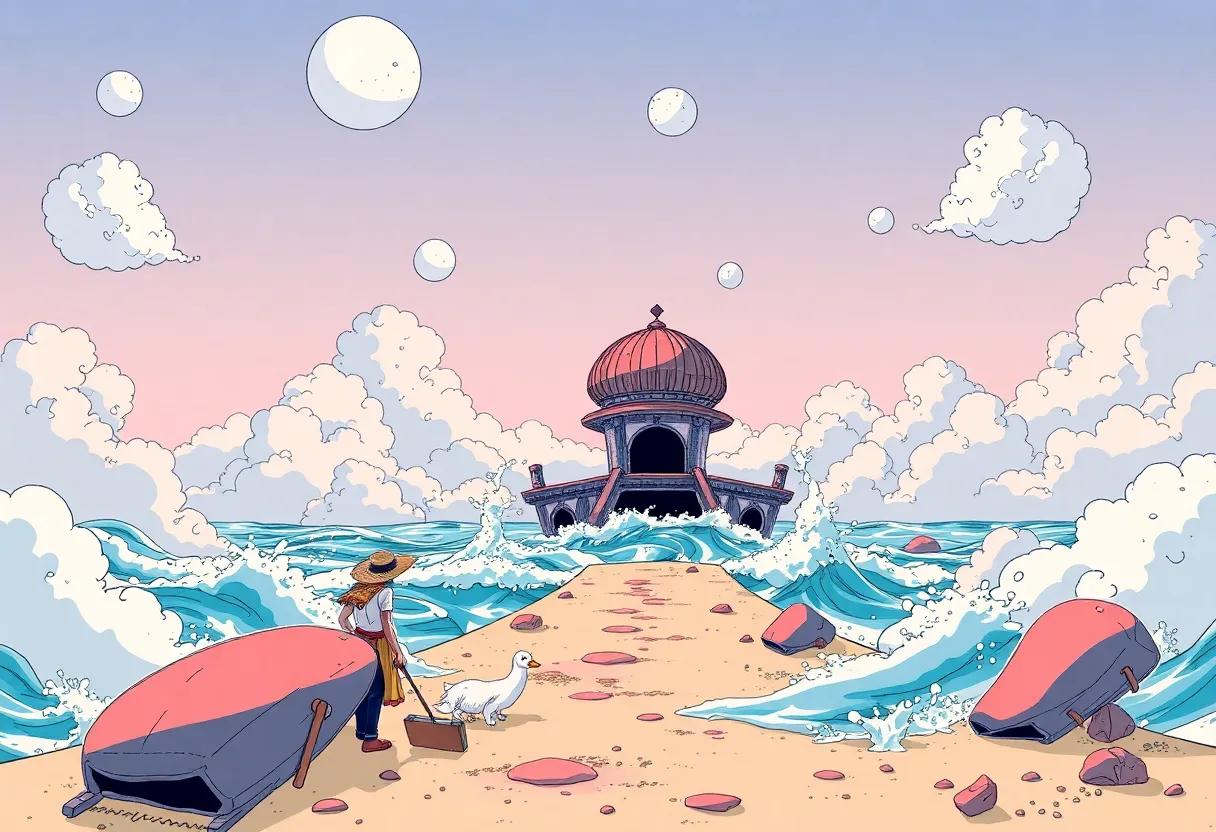 Unpacking the Art style Distinctive Illustrations and Dynamic Panel Layouts Bring Early One Piece to Life