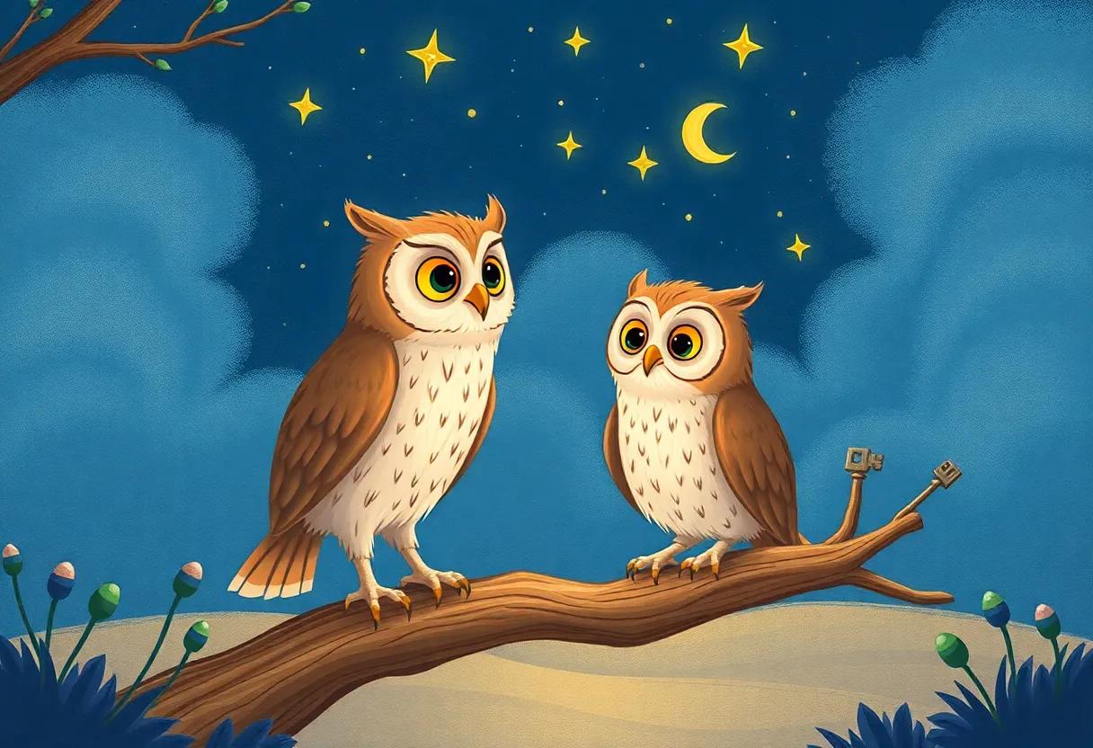 How the Owl Finds Keys Among Stars and Shadows