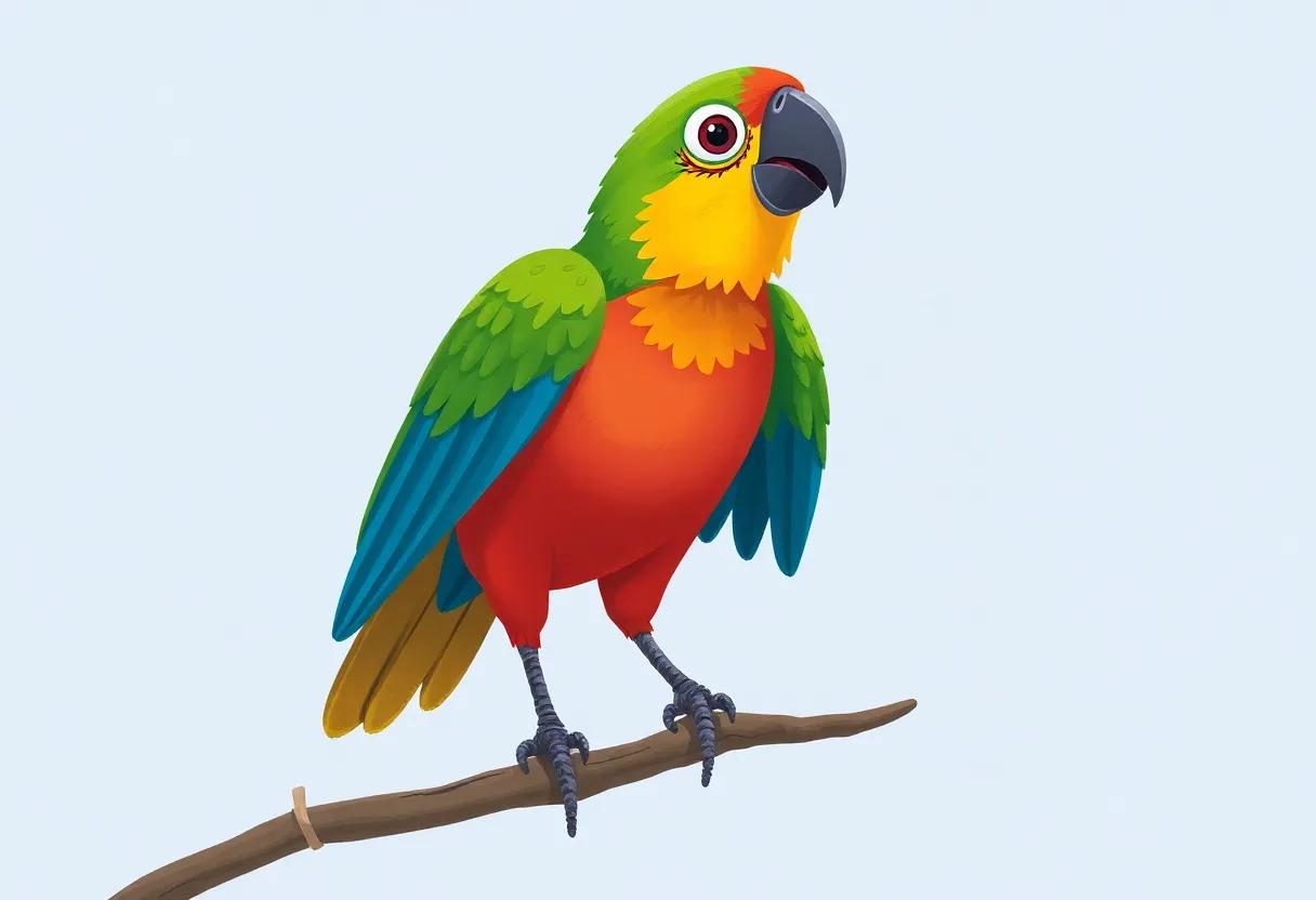 A Colorful Feathered ‌Friend with a World⁢ of Words