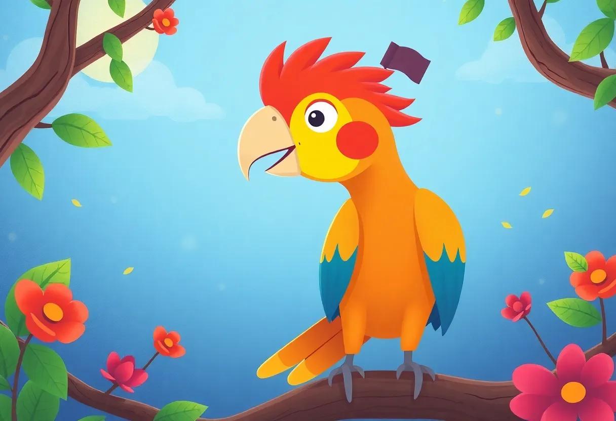 The Parrot's ⁤First Conversation‌ in ​the Jungle