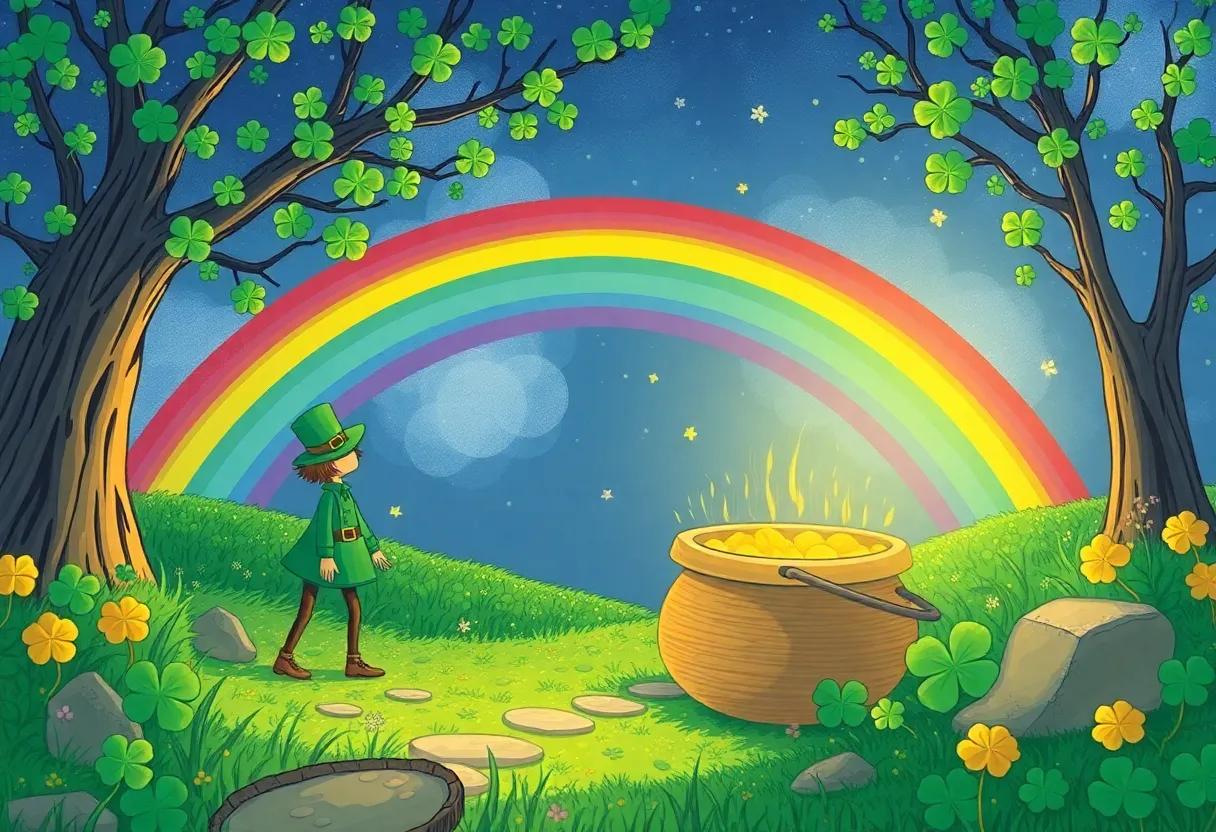 riding the Rainbow to the Hidden Treasure