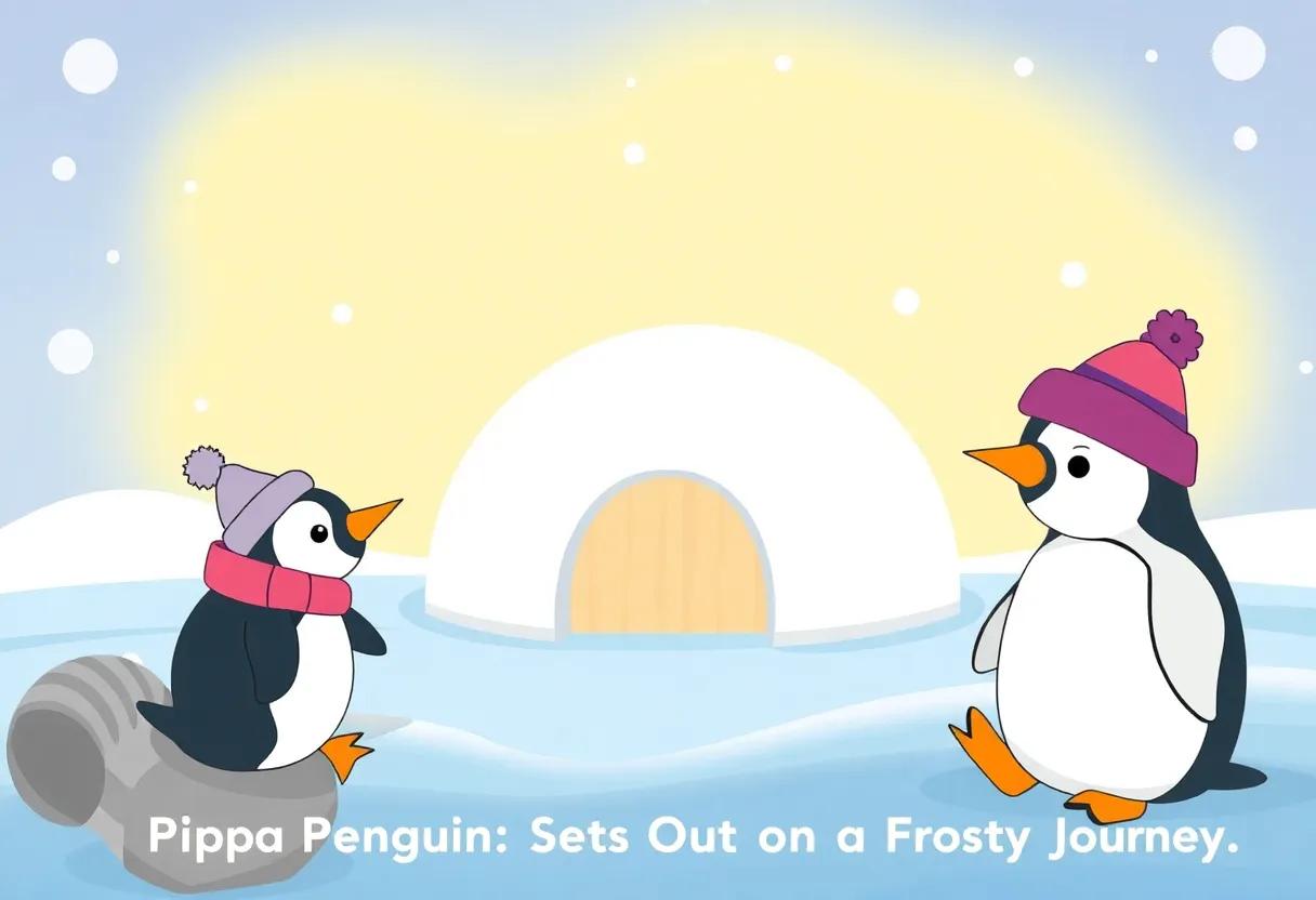Pippa penguin sets Out on a Frosty ‍Journey